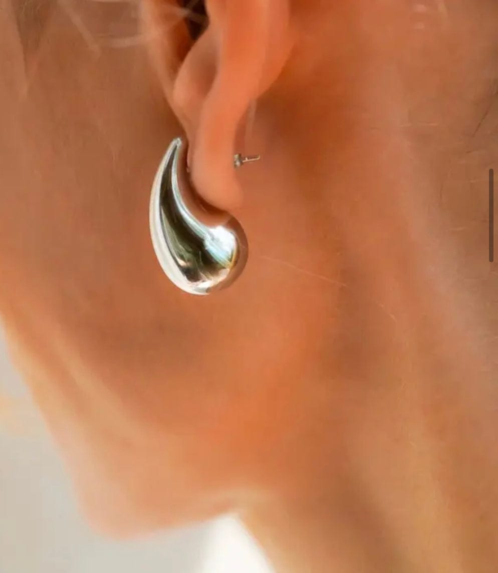 Tear Drop Stainless Steel Earrings - Sednna #Brazilianproducts
