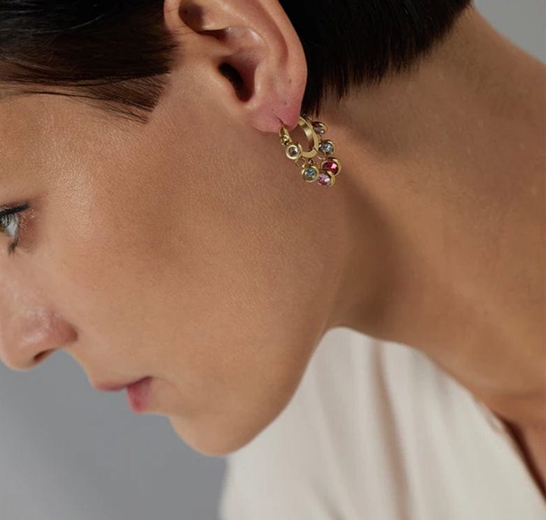 Rattle Hoops Earrings - Sednna #Brazilianproducts