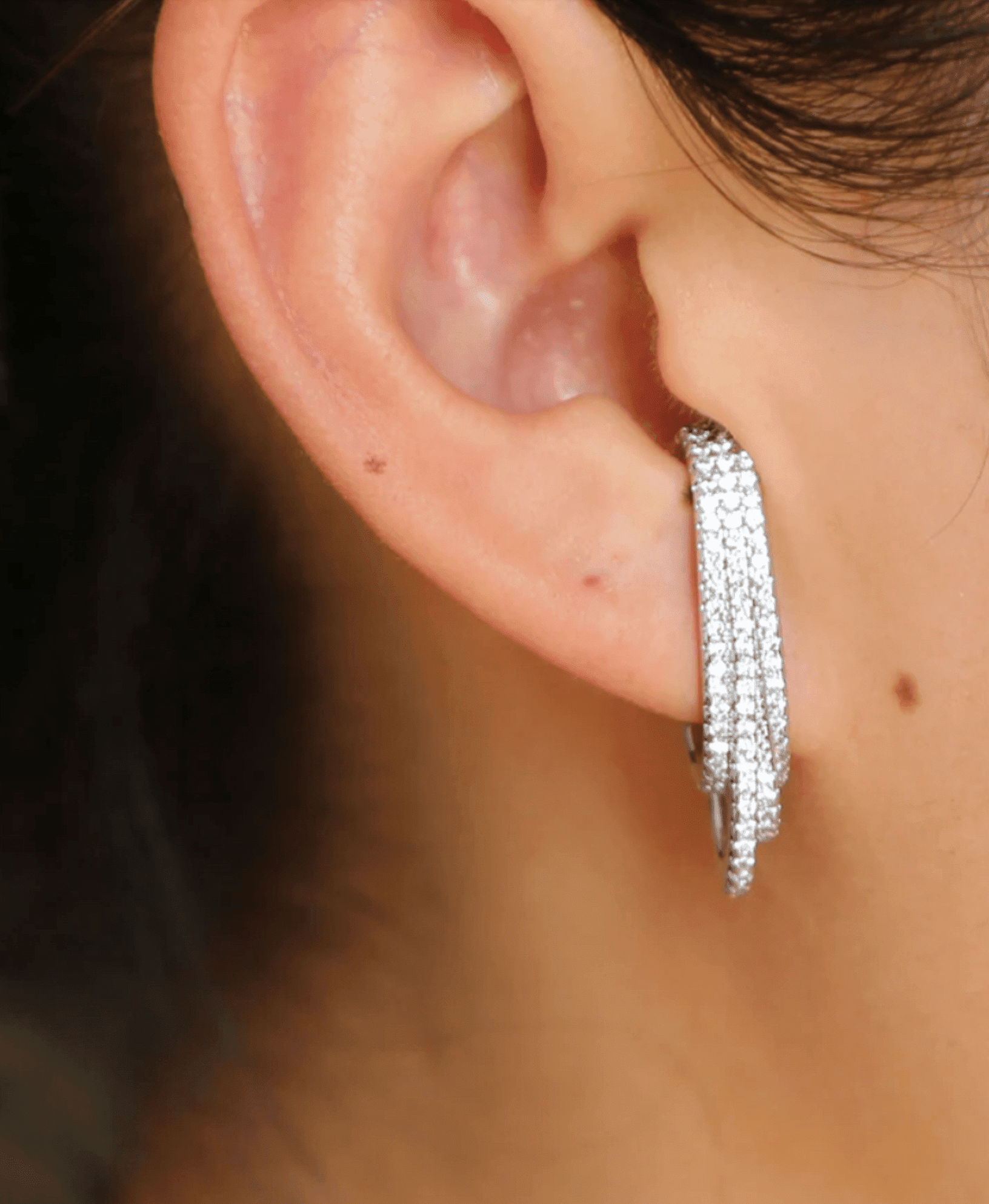 Dona Trend Jewelry Silver Ana Earrings