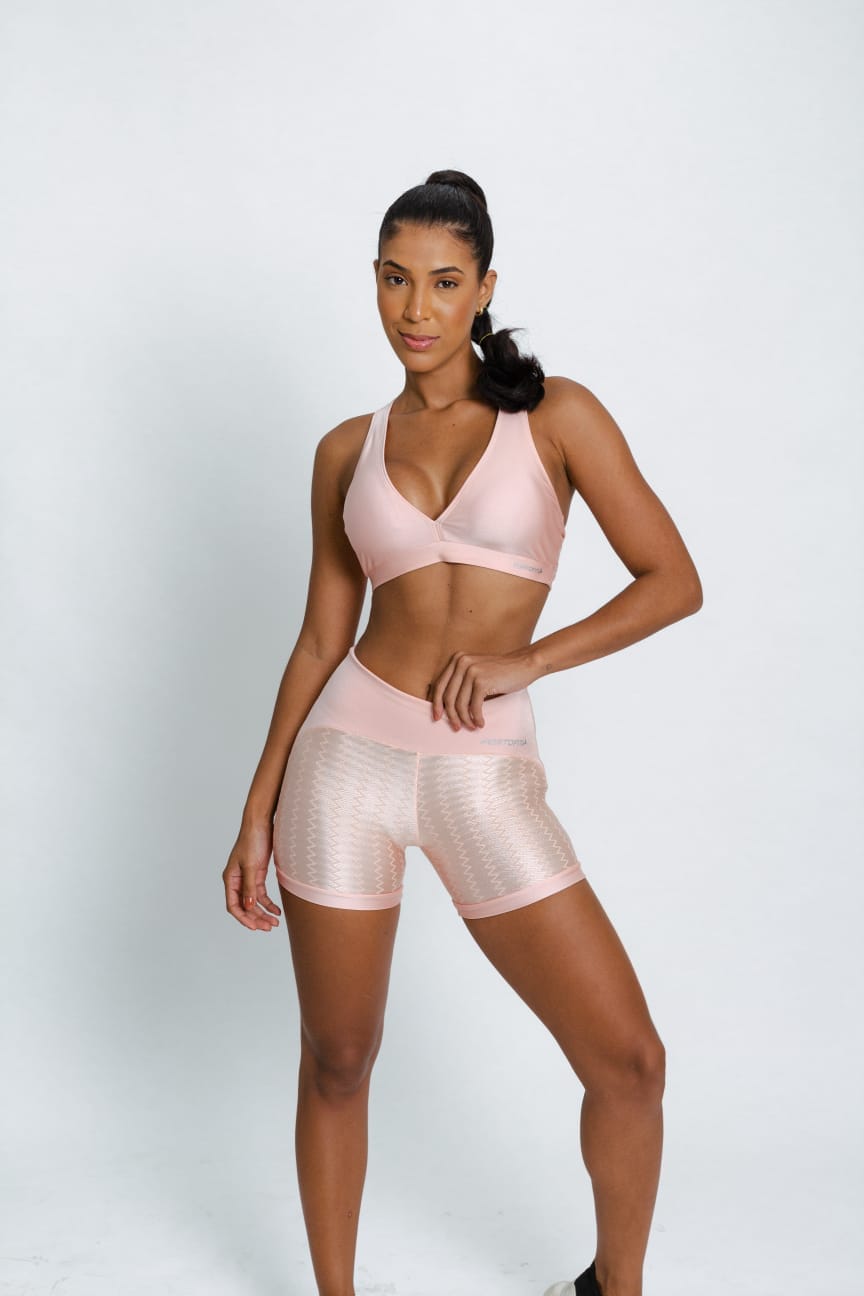 Portofit Fitness Outfits Blend Fitness Top and Shorts Set