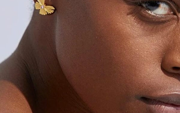 Dona Trend Jewelry Gold Butterfly Earrings