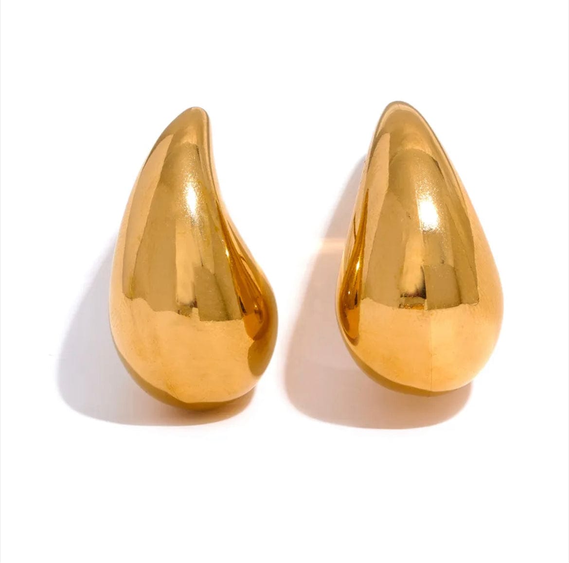 Tear Drop Stainless Steel Earrings - Sednna  #Brazilianproducts