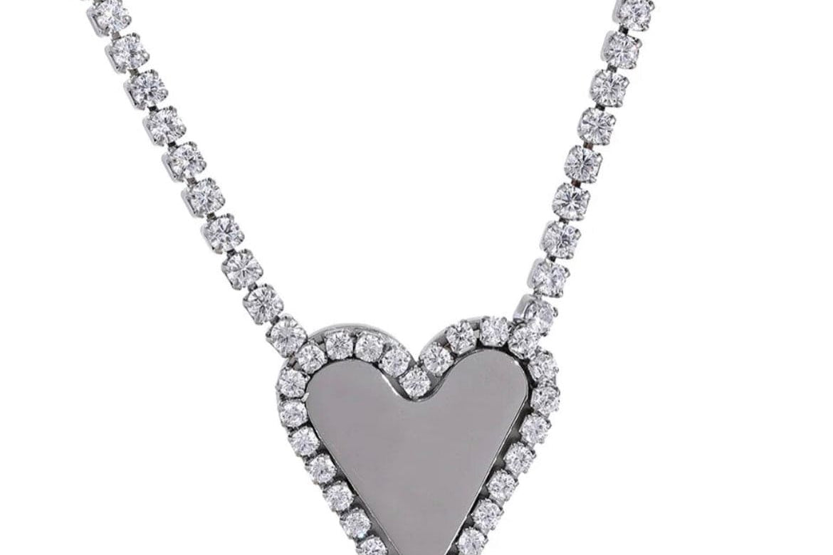 Sednna Glimmering Heart Necklace