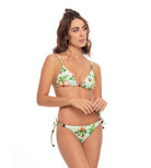 Milonga Bikinis L / Tropical Green Macondo Tropical Triangle Bikini Set