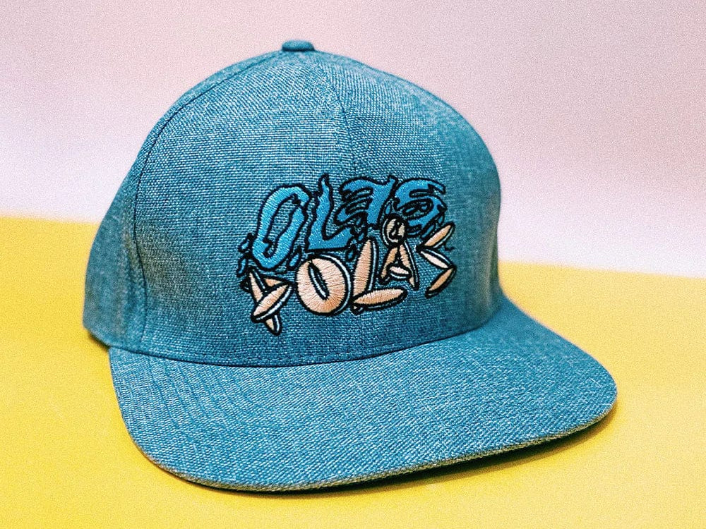Bohioplaya Hats One-size / Greenish-Blue Olas & Polas (Snapback Hat)