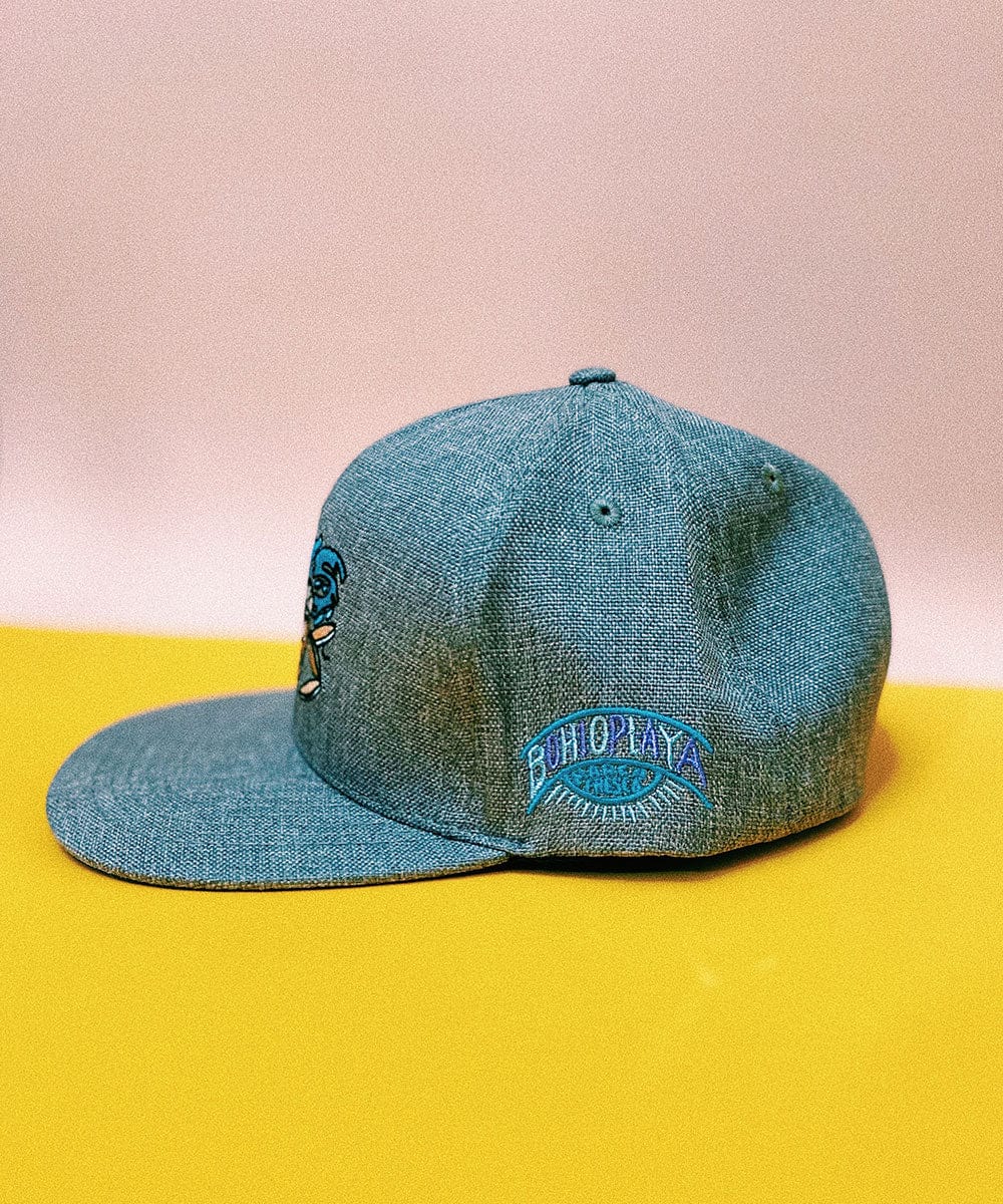 Bohioplaya Hats One-size / Greenish-Blue Olas & Polas (Snapback Hat)