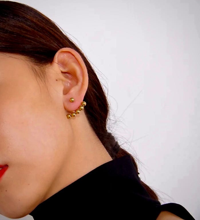 Dona Trend Jewelry Spheres Earrings