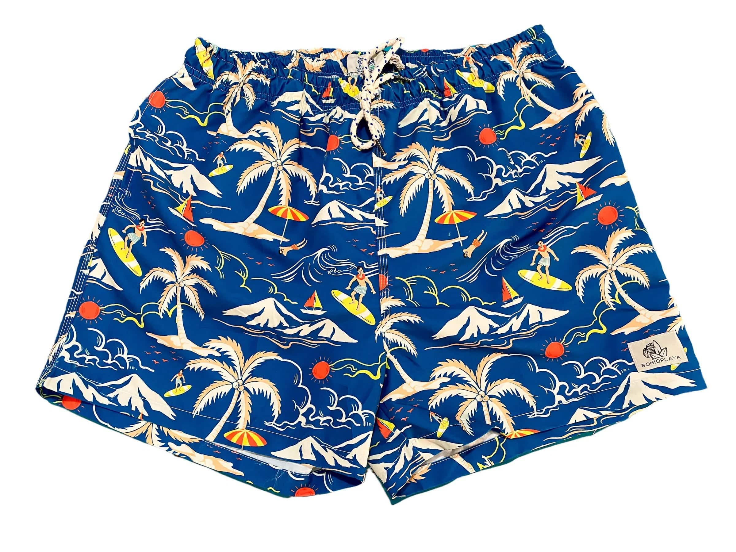 Bohioplaya Beach Shorts Sunrise Men's Swim Shorts